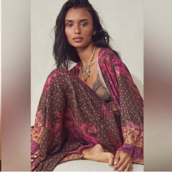 RARE NWOT Free People Intimately | Antoinette Robe | XS/S - Picture 3 of 16